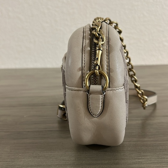 COACH Signature Jacquard Camera Bag Quilted Crossbody C5275 - Picture 6 of 12